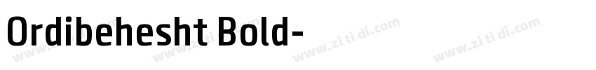 Ordibehesht Bold字体转换